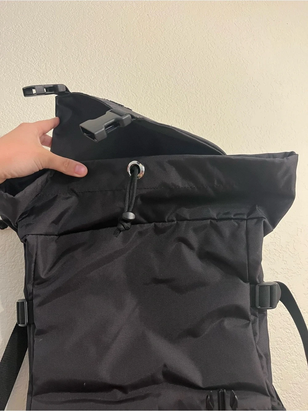 Topo Designs Black Roll-Top Backpack - Picture 5 of 9